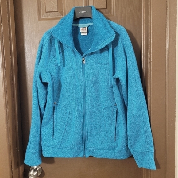 AVALANCHE blue green full zip front fleece jacket - Picture 2 of 13